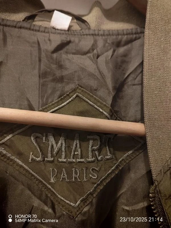Bombers soltos em seda vintage – photo 9